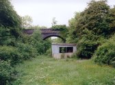 Looking north towards bridge 411