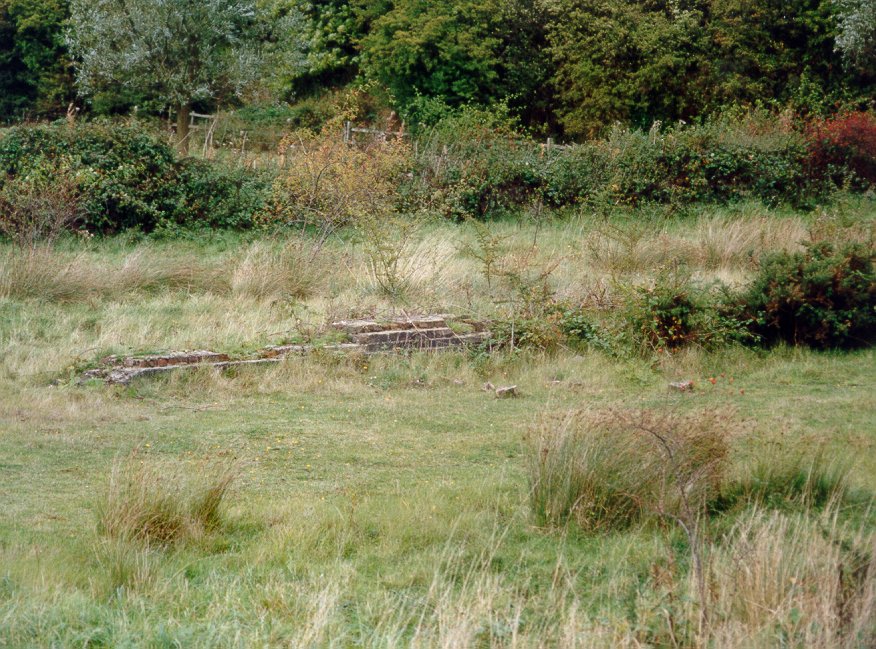 Ashby Magna station platform remains.