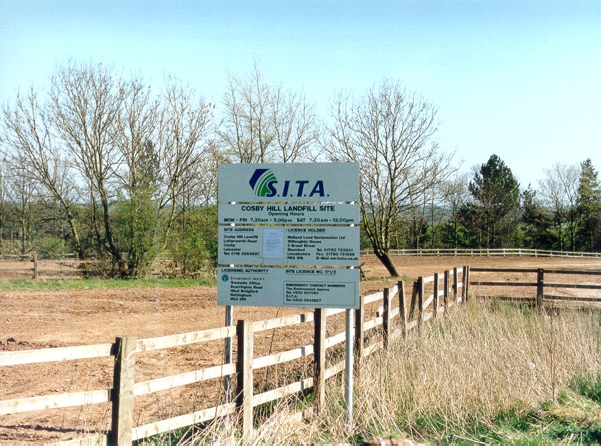 Bridge 407 - entrance to landfill.